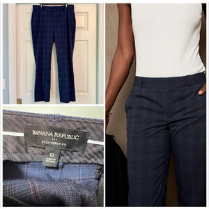 Banana Republic | Pants & Jumpsuits | Womens Banana Republic Ryan Curvy Fit Dress Pants Size 2 Blue Plaid Straight | Poshmark Banana Republic | Pants & Jumpsuits | Womens Banana Republic Ryan Curvy Fit Dress Pants Size 2 Blue Plaid Straight | Poshmark